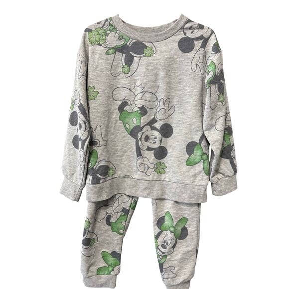 Lucky Mickey and Minne Sweater Set - Disney - 4T - Picture 1 of 3